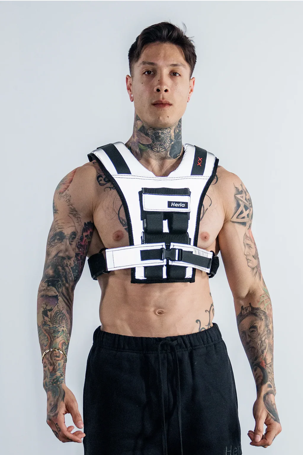 18LB Weight Vest - 3M Reflective Grey - Image 3