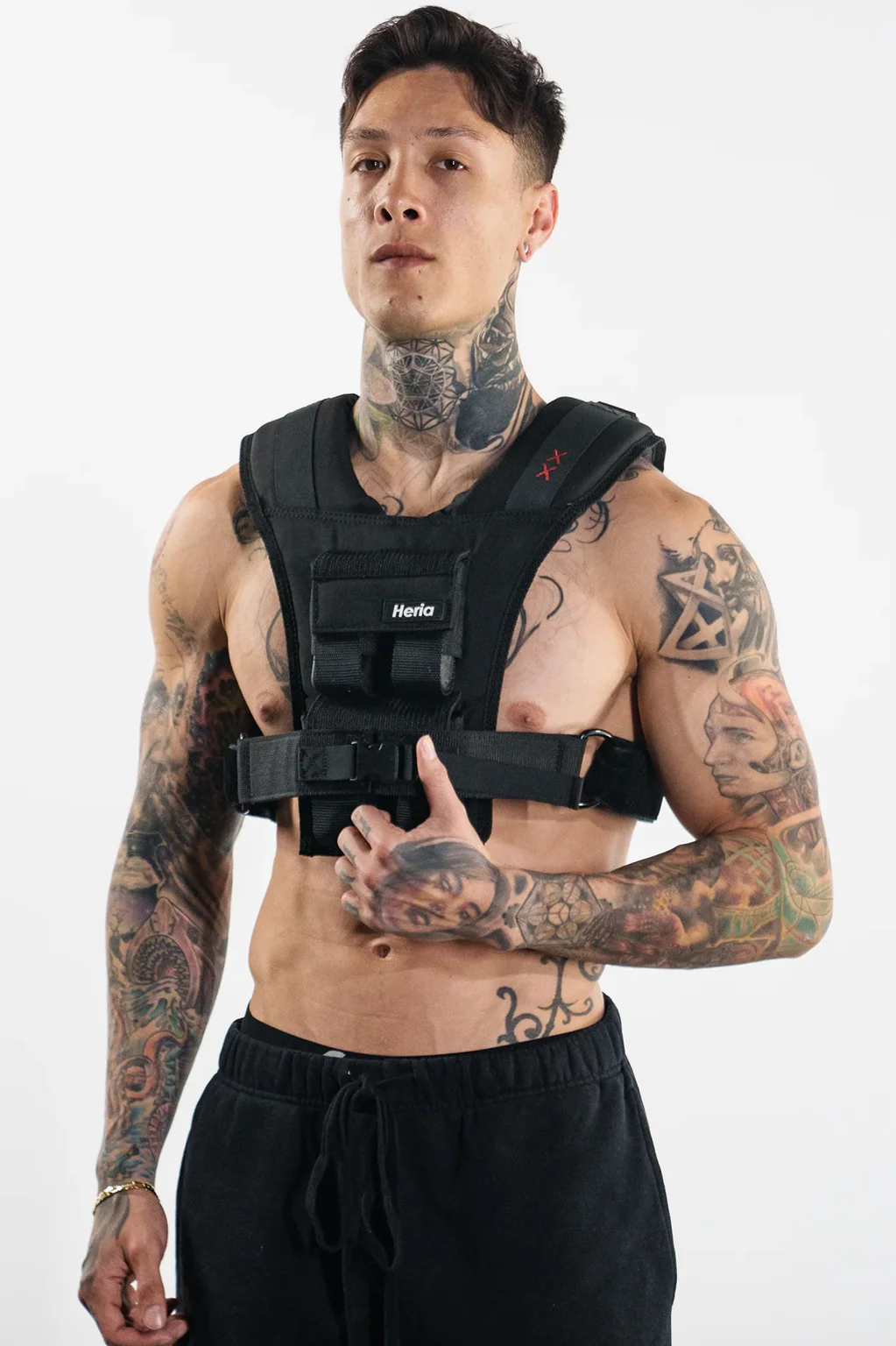 20LB Weight Vest - Black - Image 3