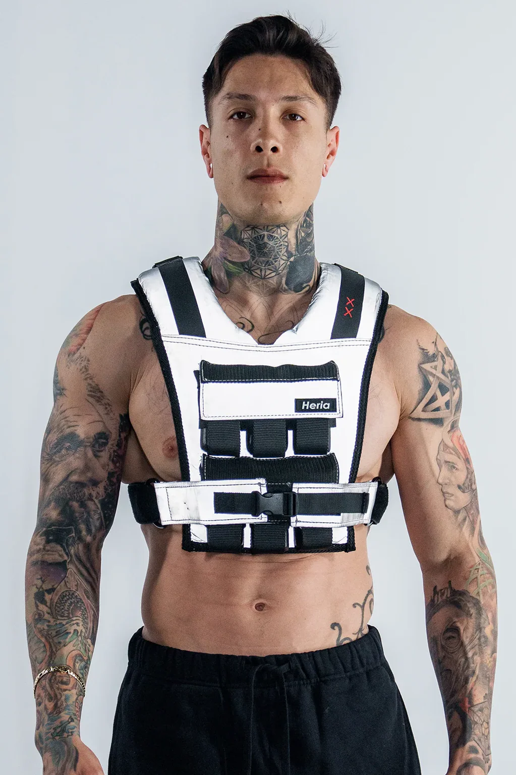 28LB Weight Vest - 3M Reflective Grey - Image 3