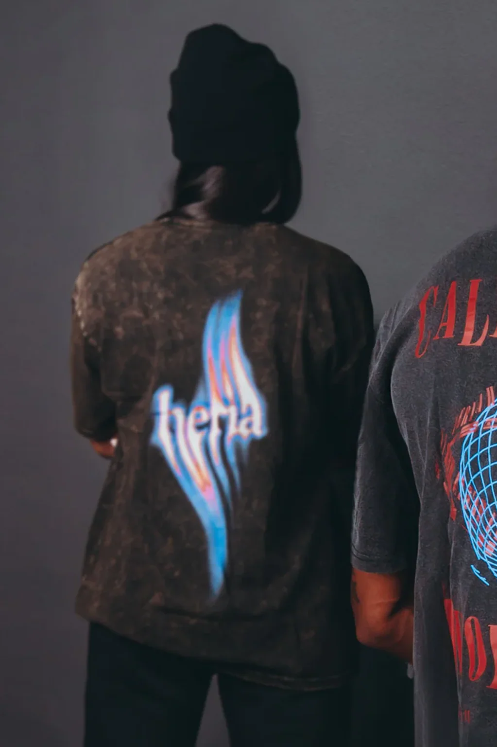 Flame Tee - Acid Washed Olive - Image 3