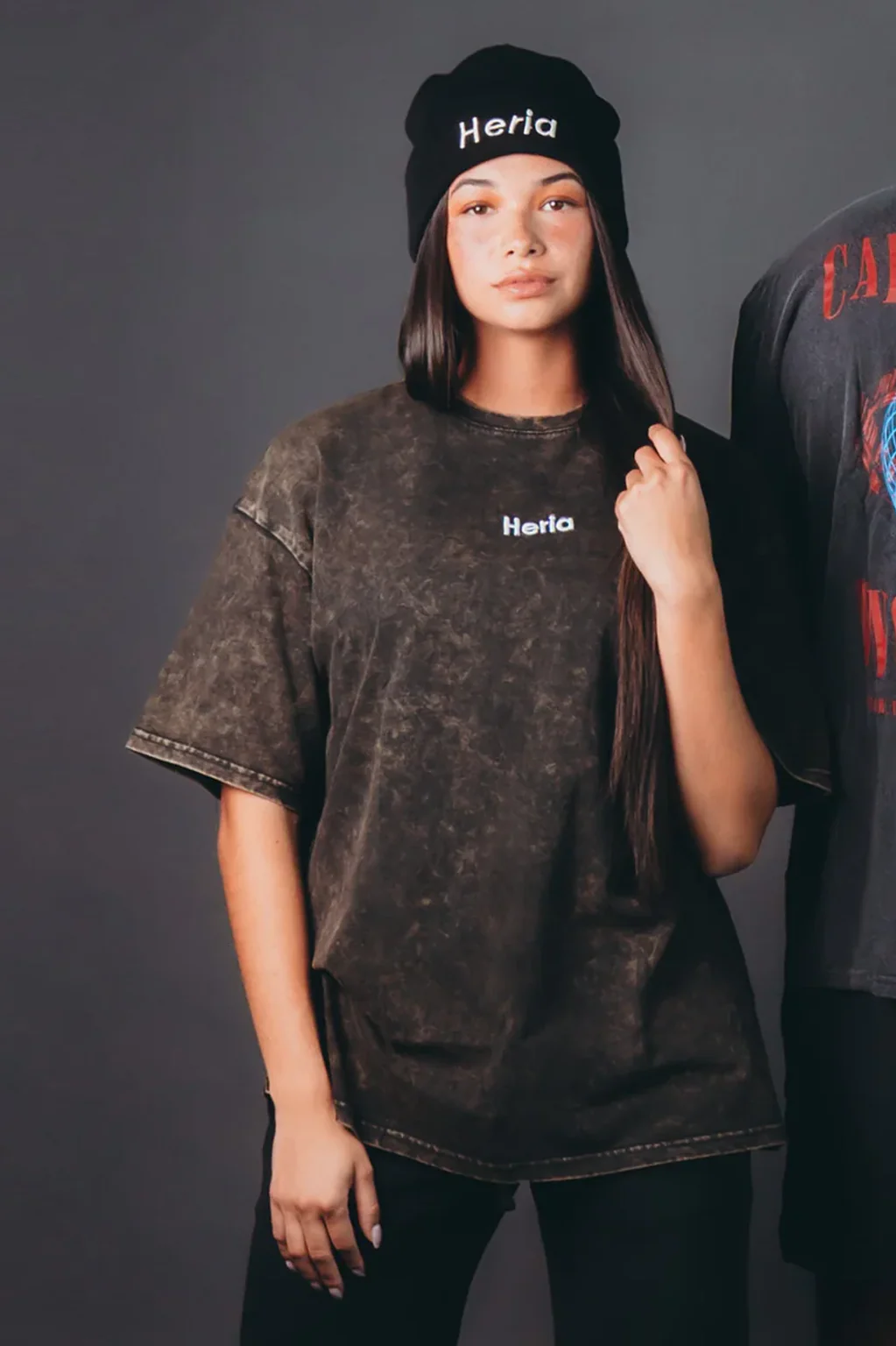 Flame Tee - Acid Washed Olive - Image 4