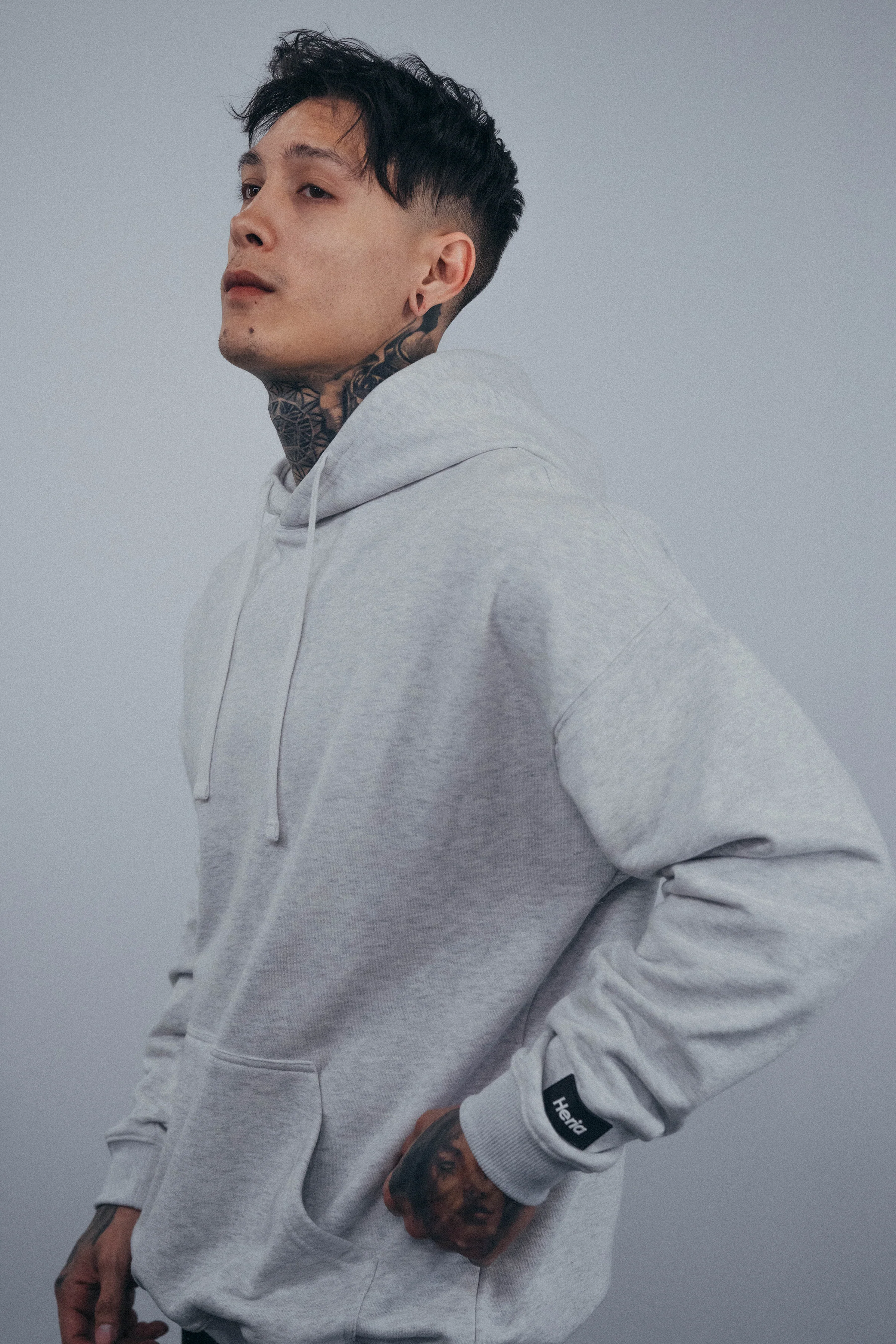 Heria Hoodie - Grey - Image 3