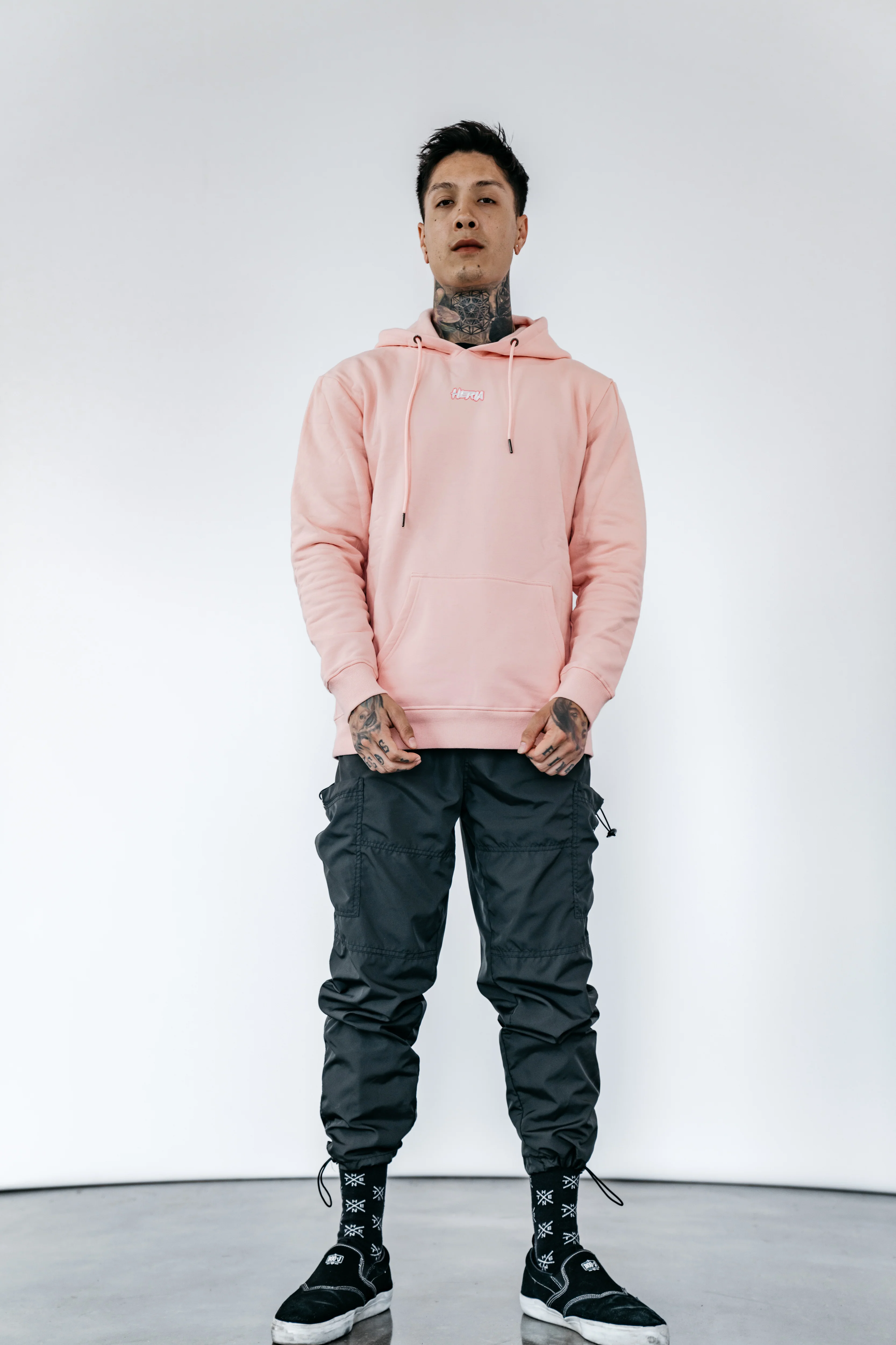 Heria Patch Hoodie - Pink - Image 5