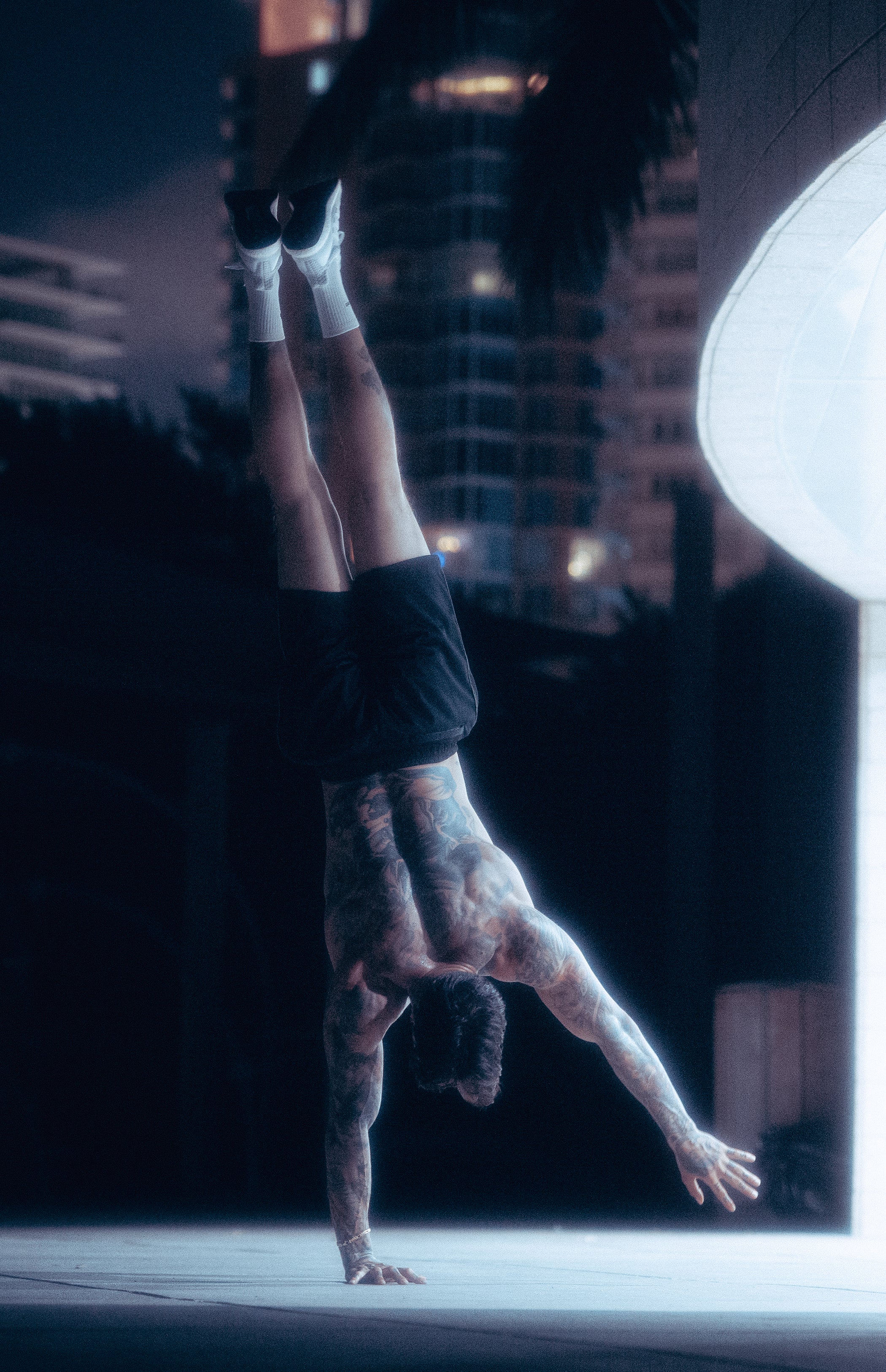 Heria Mesh Shorts with 3M Reflective Piping - Black - Image 9