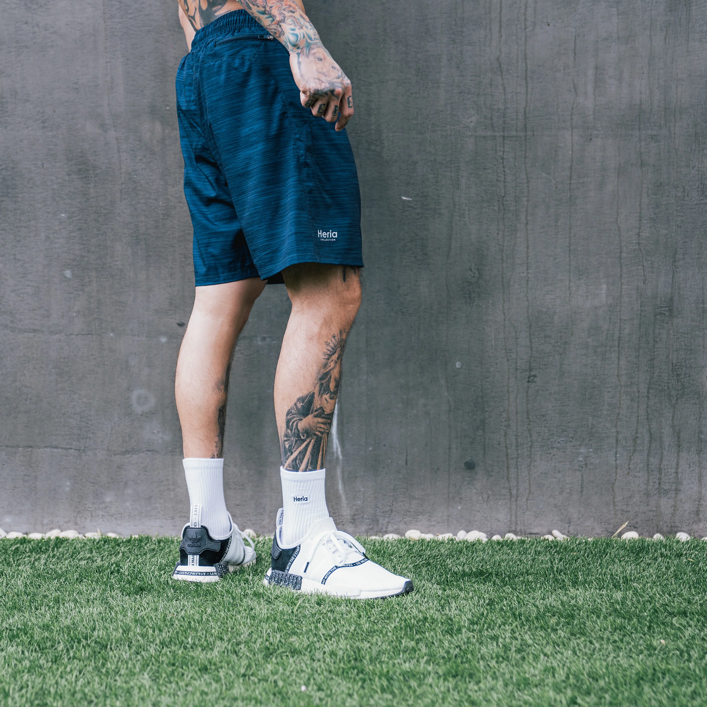 Heria Shorts - Heather Blue - Image 5