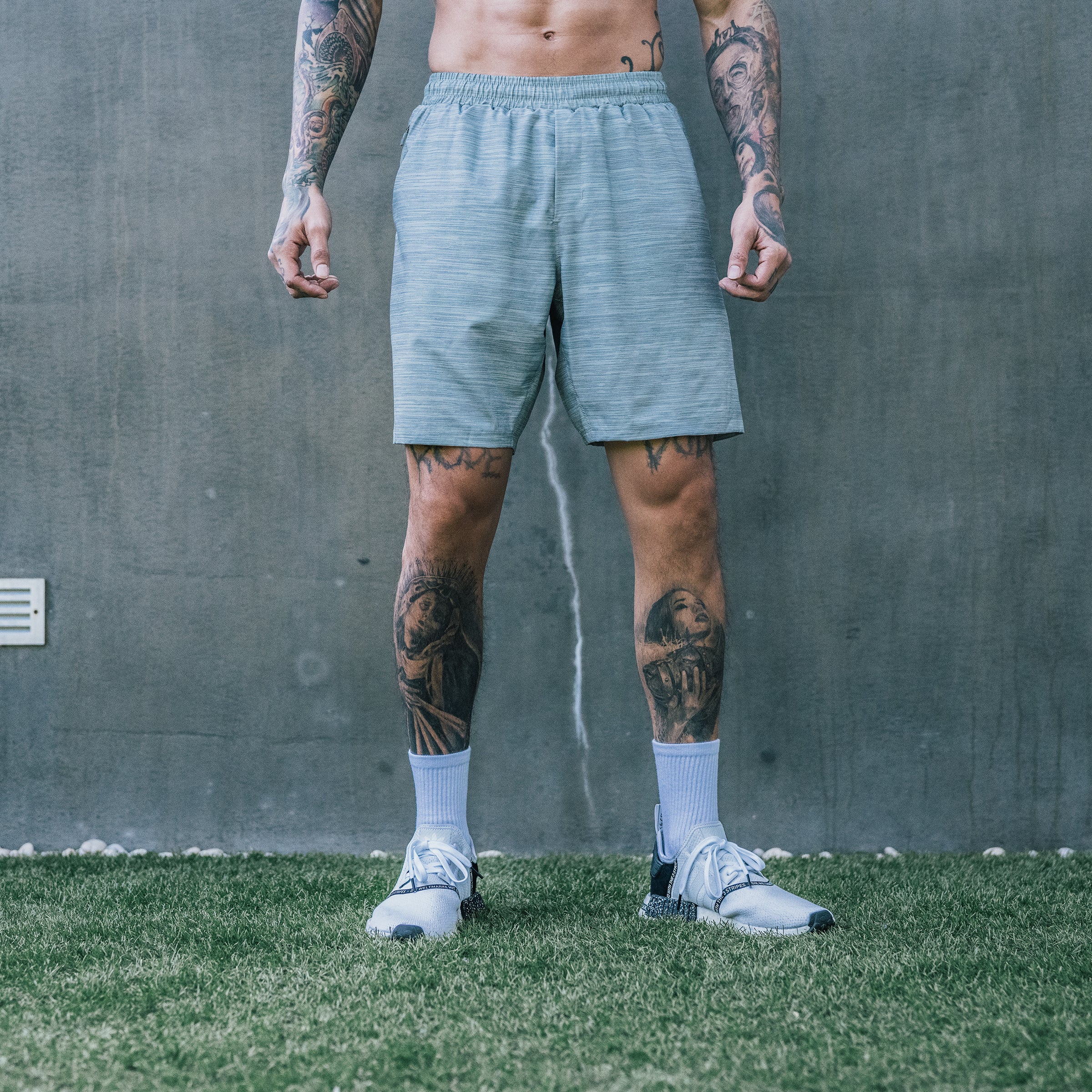 Heria Shorts - Heather Grey - Image 7