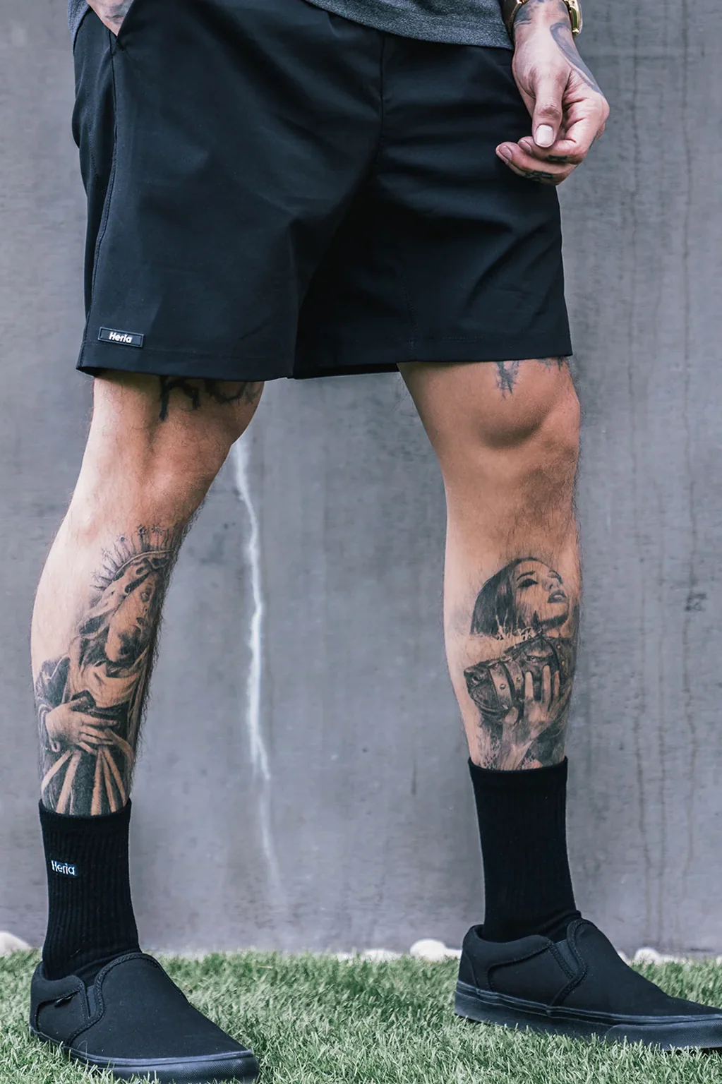 Heria Shorts - Solid Black - Image 8