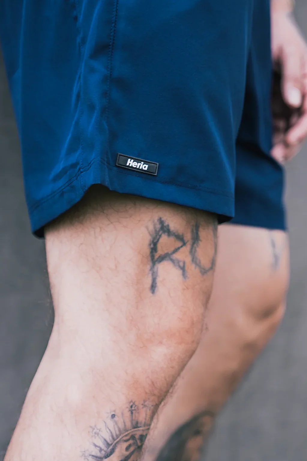 Heria Shorts - Solid Blue - Image 6