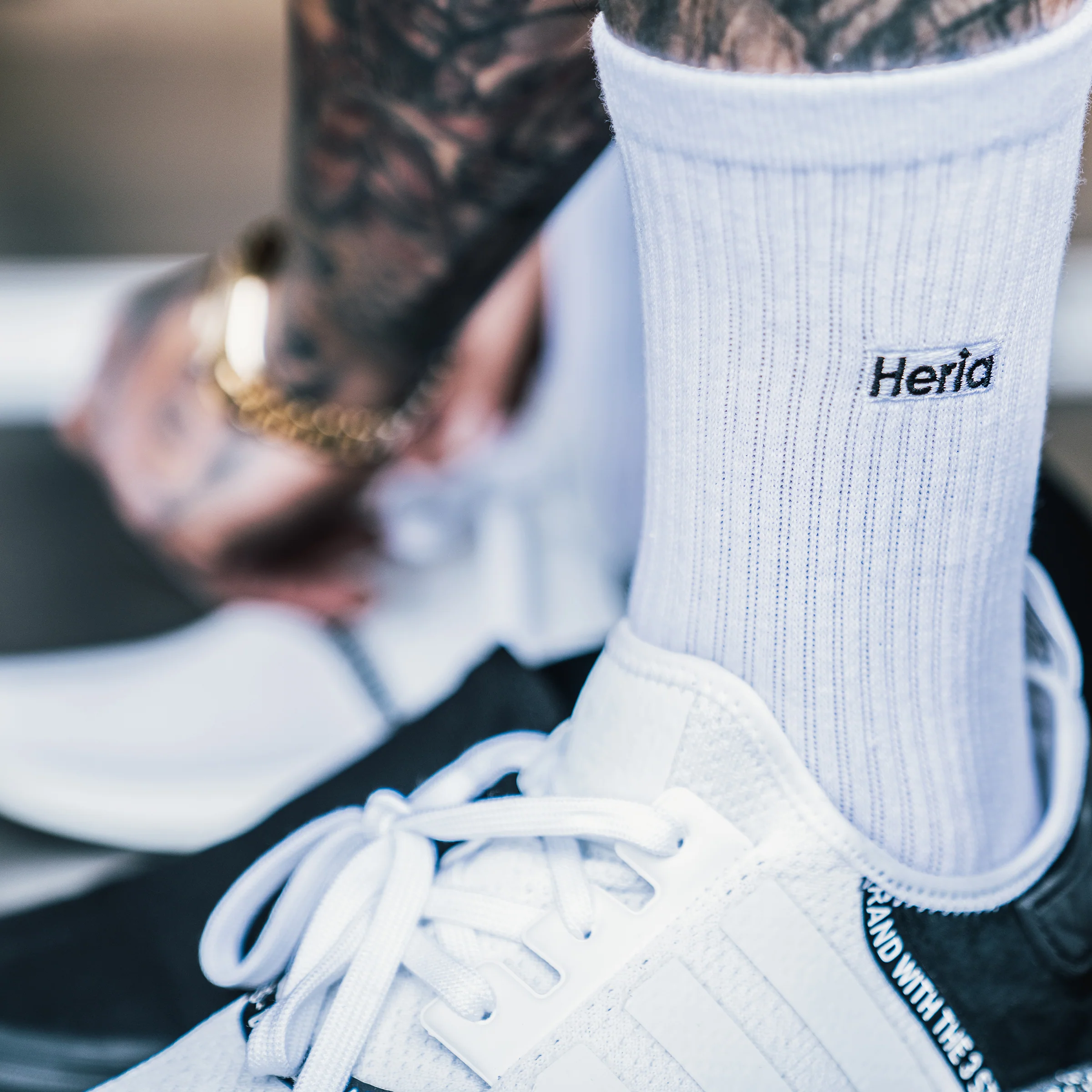 Heria Socks - White - Image 4