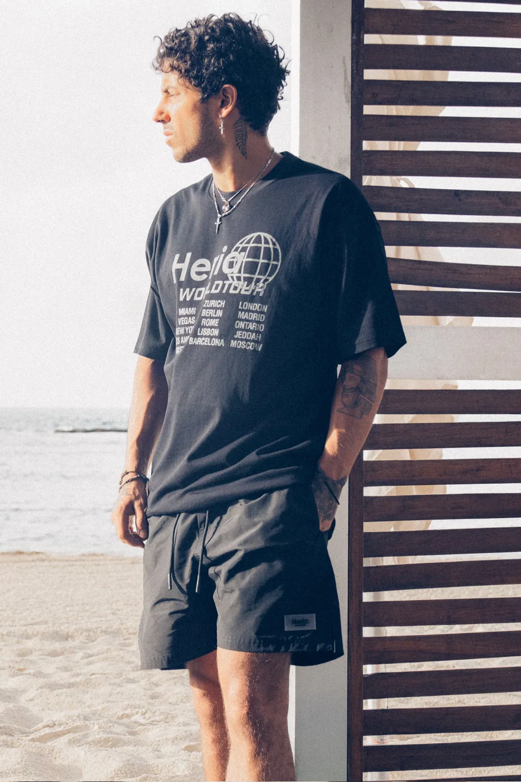 Heria World Tour T-Shirt - Black - Image 6