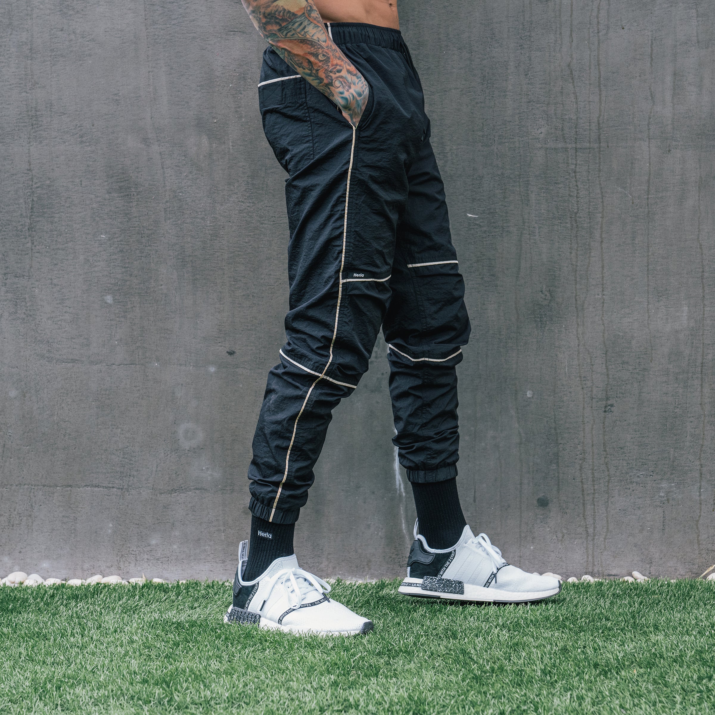 Track Pants with White Lines - Image 8