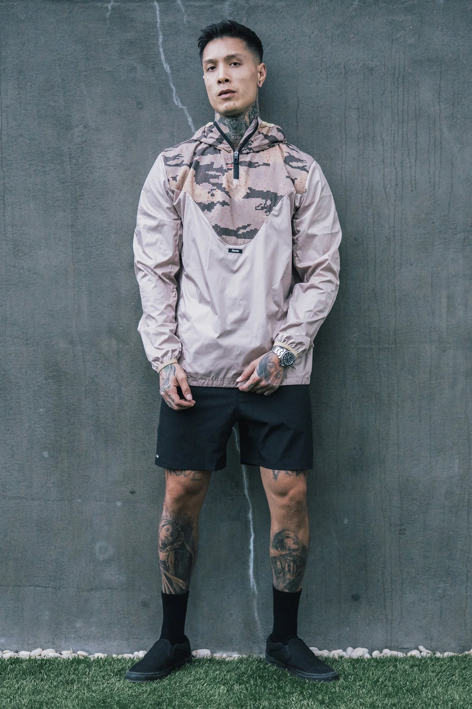 Windbreaker Jacket - Brown - Image 3